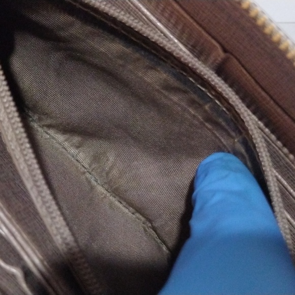 Furla Women’s Babylon Leather Zip Wallet – Brown Grey, Genuine, Includes Box - Picture 12 of 12